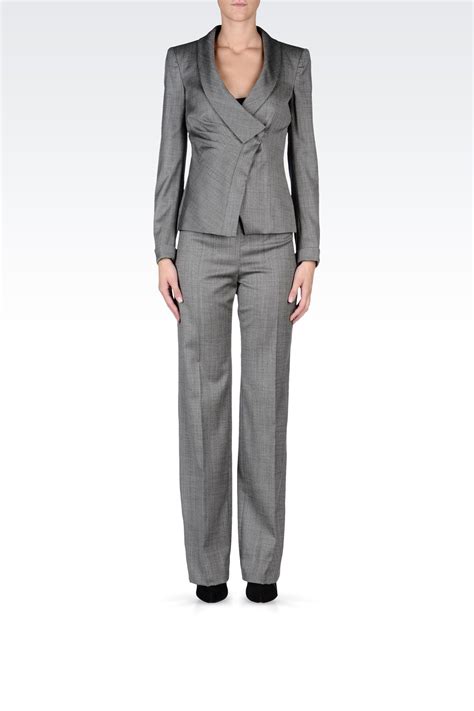 giorgio armani women pant suits.